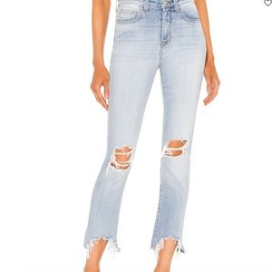 L'AGENCE  High Line High Rise Skinny Destroyed in Classic Brasie Size 25